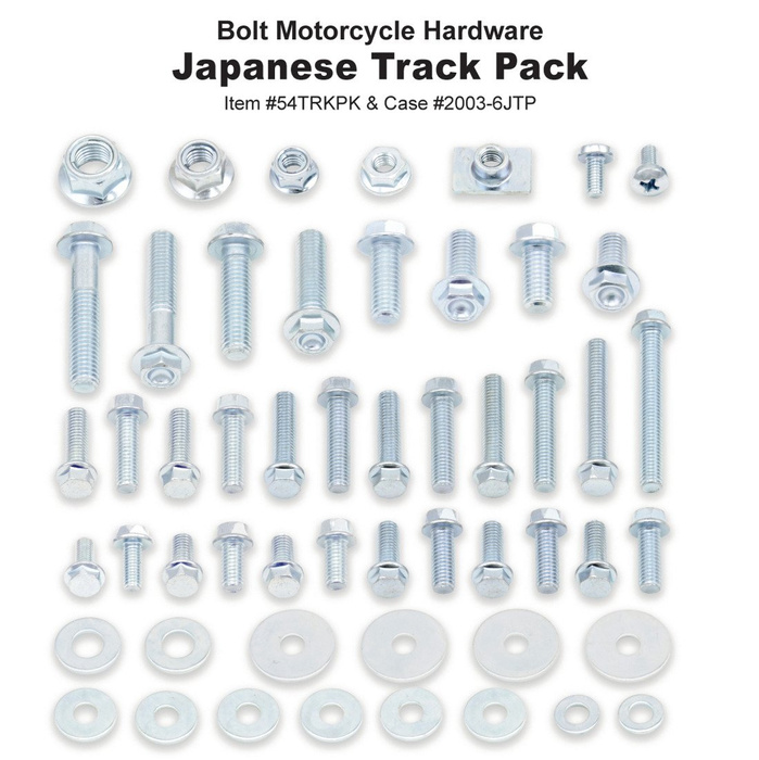 Ekspozytor + 6 x BOLT Track Pack II do motocykli japońskich