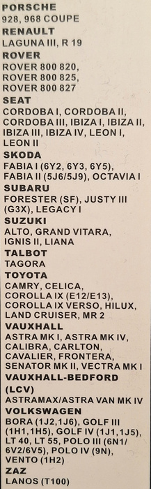 SCT Germany 9563 Scheibenwischer