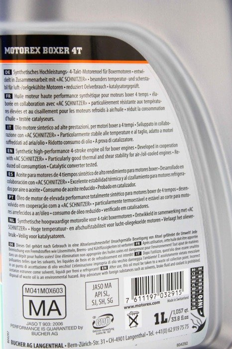 Motorex Boxer 15W50 1L vollsynthetisch