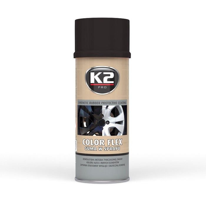 K2 Color Flex Spray Sprühfolie Flüssiggummi Felgenfolie 400ml Gummi 