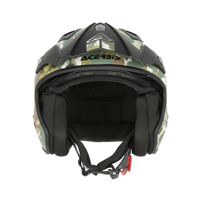 Kask Acerbis JET ARIA homologation 22-06 SPORT Skuter Trial biał-czerw-nieb