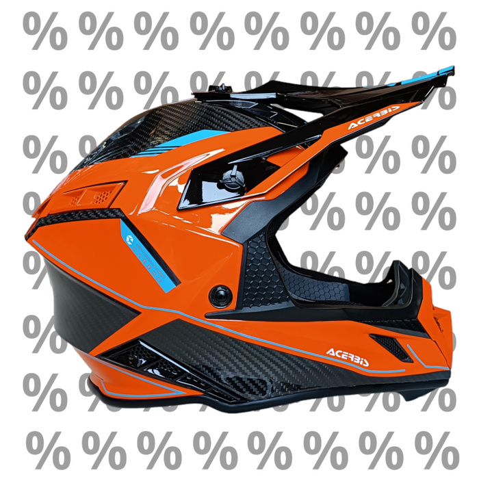 Kask Acerbis Steel Carbon 2206 z małą wadą lakierniczą XXL Cross Enduro