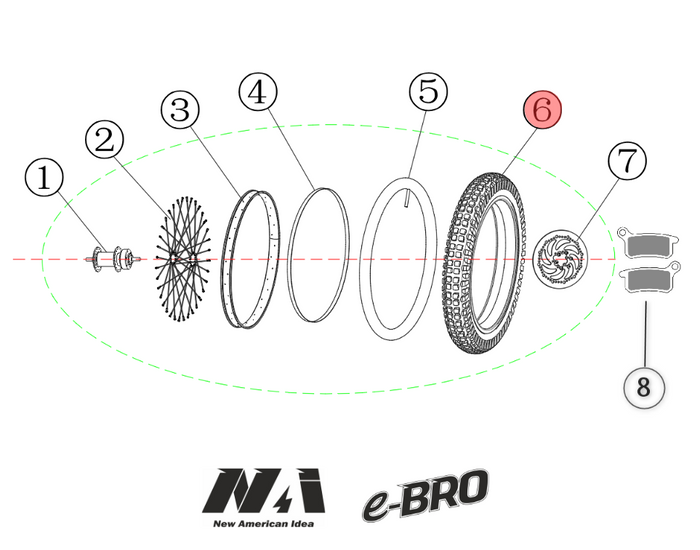 6. NAI opona terenowa e-BRO 18