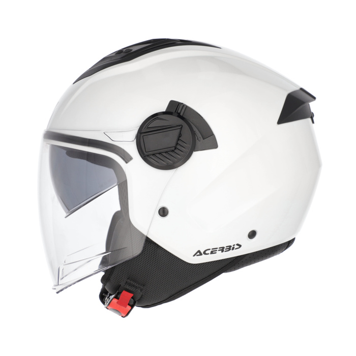 Acerbis Kask Jet Levante Graphic Ciemny szary Skuter Trial